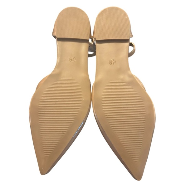 Journee Collection Reba Patent Taupe Ballet Flats Size 6.5 - Picture 9 of 10